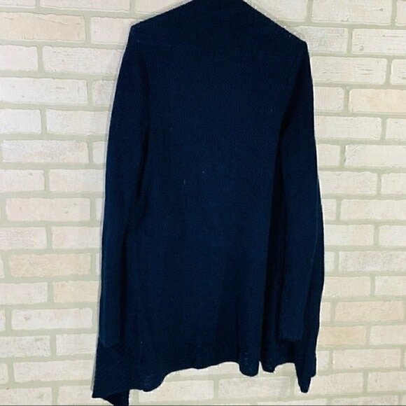 Torrid Navy Open Front Long Cardigan Sweater Size 0 - Picture 8 of 10